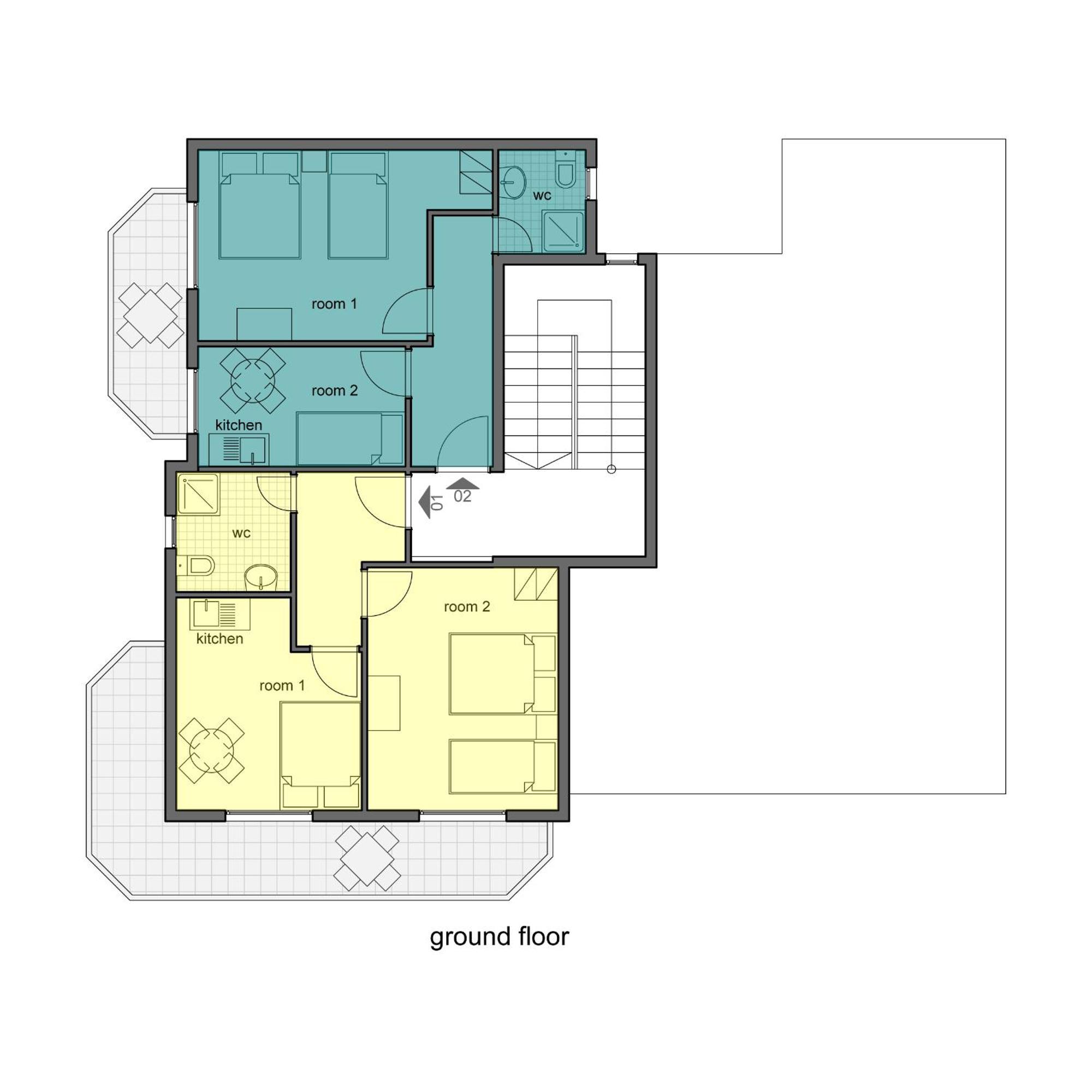 Apartments Stavroula Ηospitality Vrasna Exteriör bild